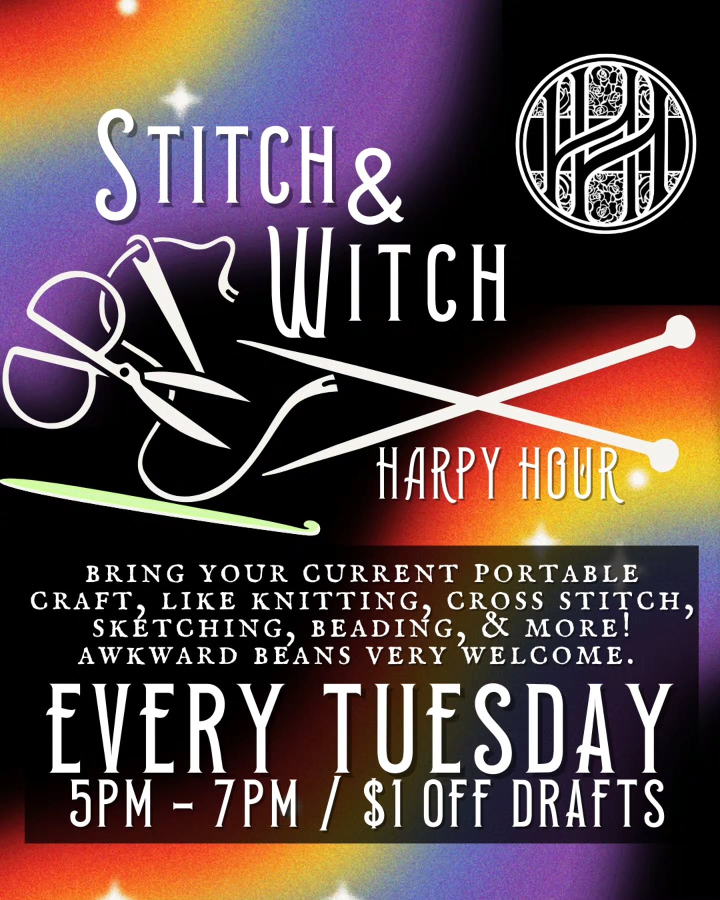Stitch & Witch Harpy Hour