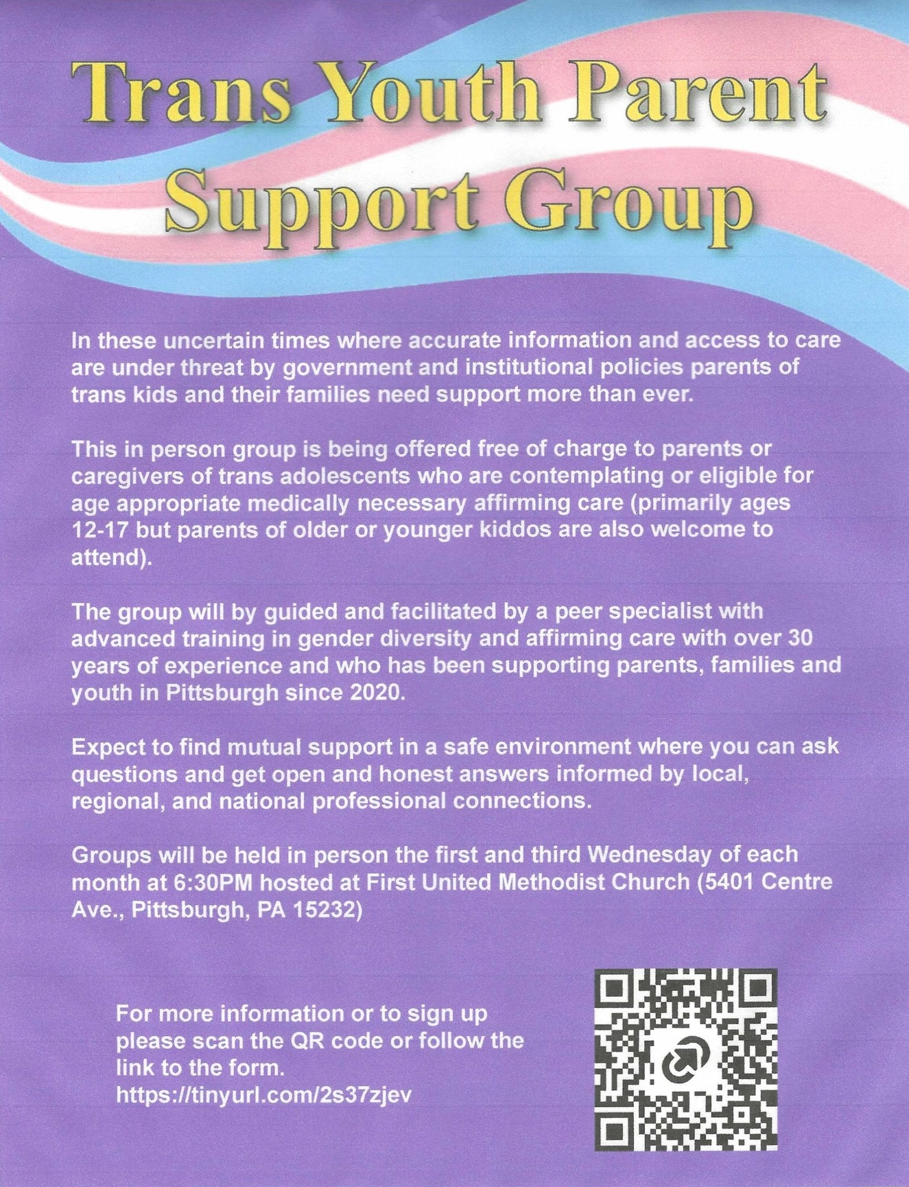 Trans Youth Parent Support Group