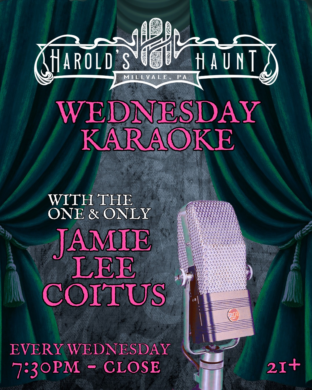 Wednesday Karaoke at Harold’s Haunt