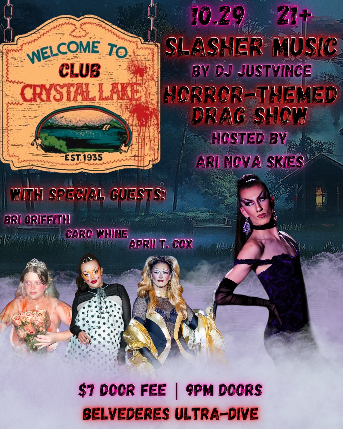 Welcome to Club Crystal Lake: Horror-Themed Drag Show