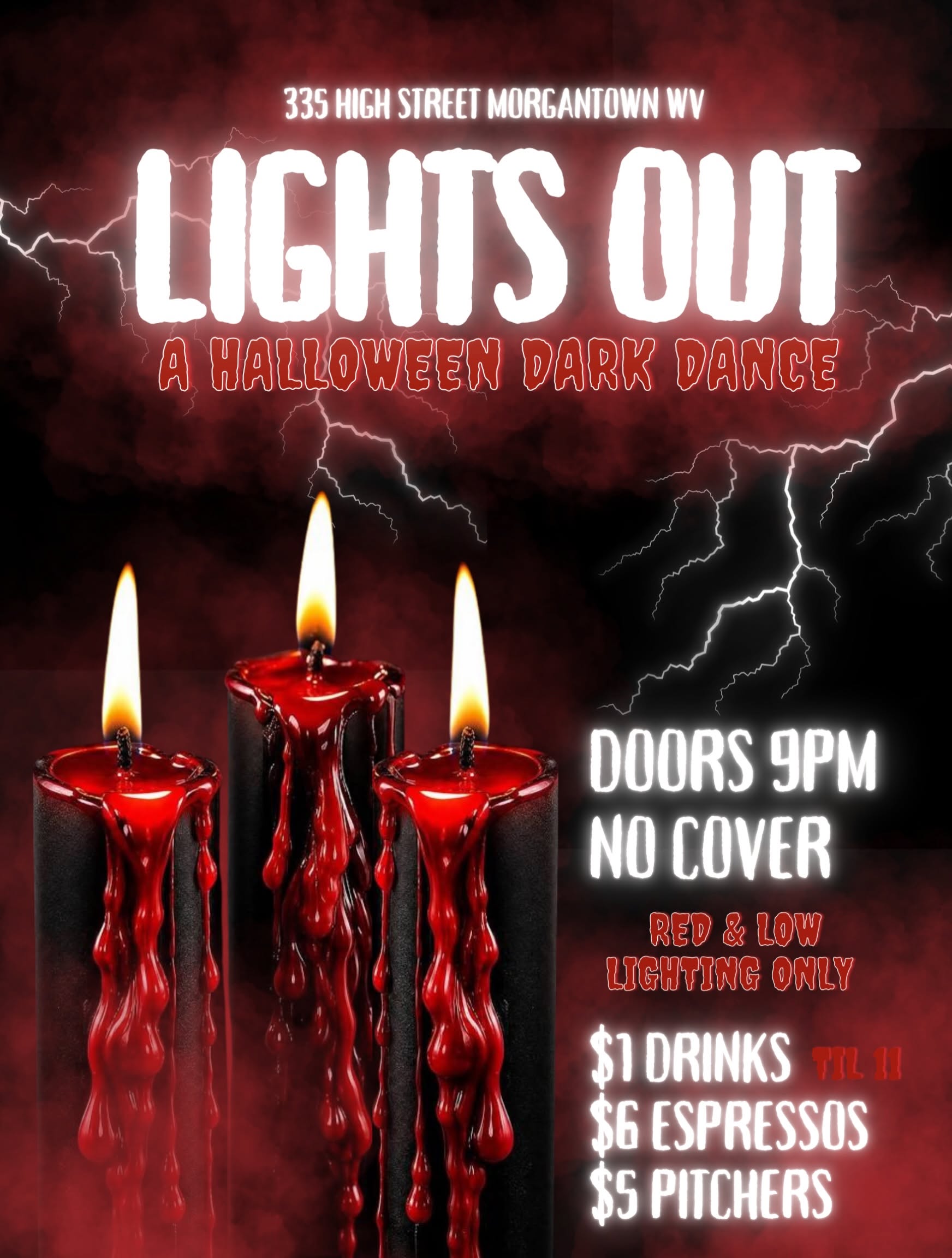 Lights Out: A Halloween Dark Dance