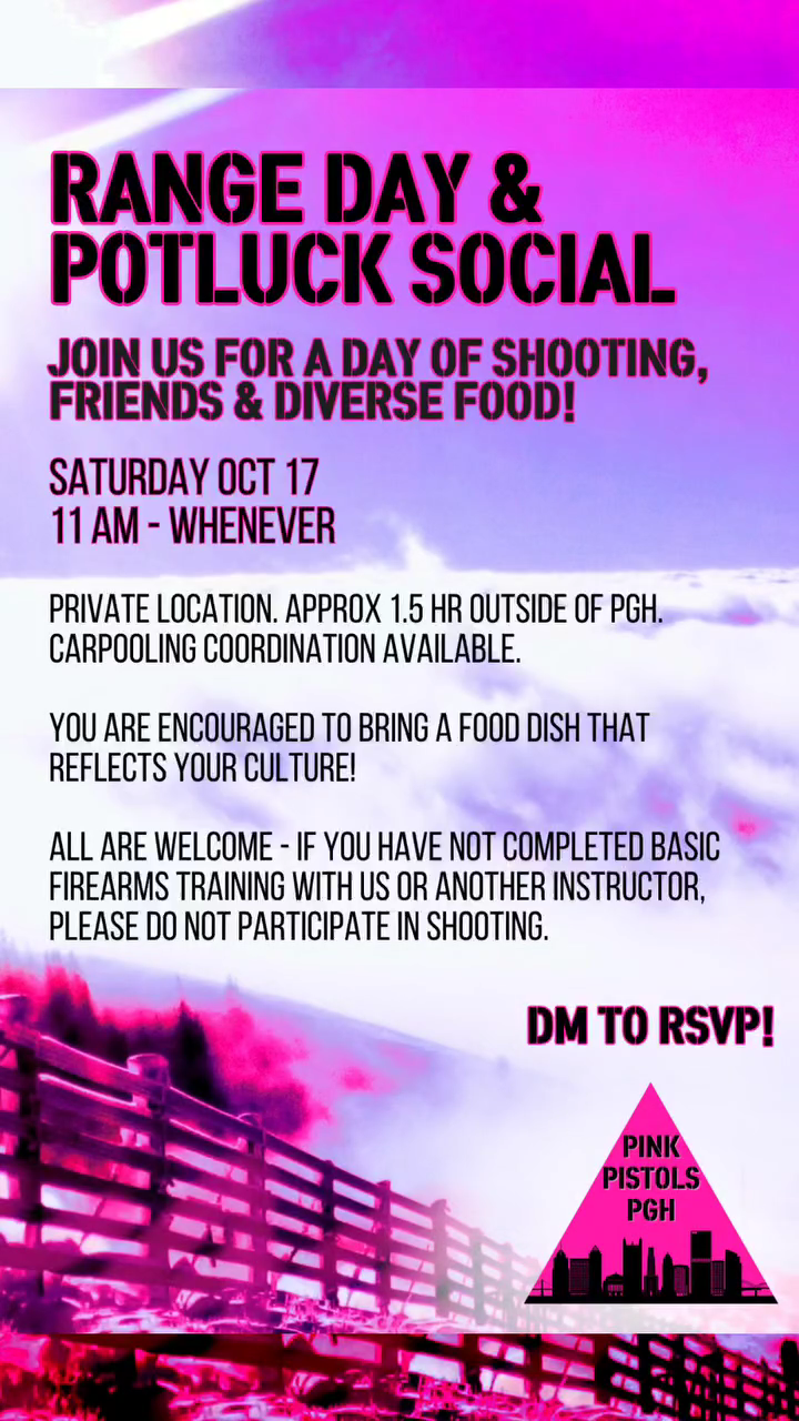 Range Day & Potluck Social